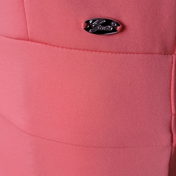 Never worn, Guess orange/corral, sexy open back dress. Size M - Picture 4 of 6